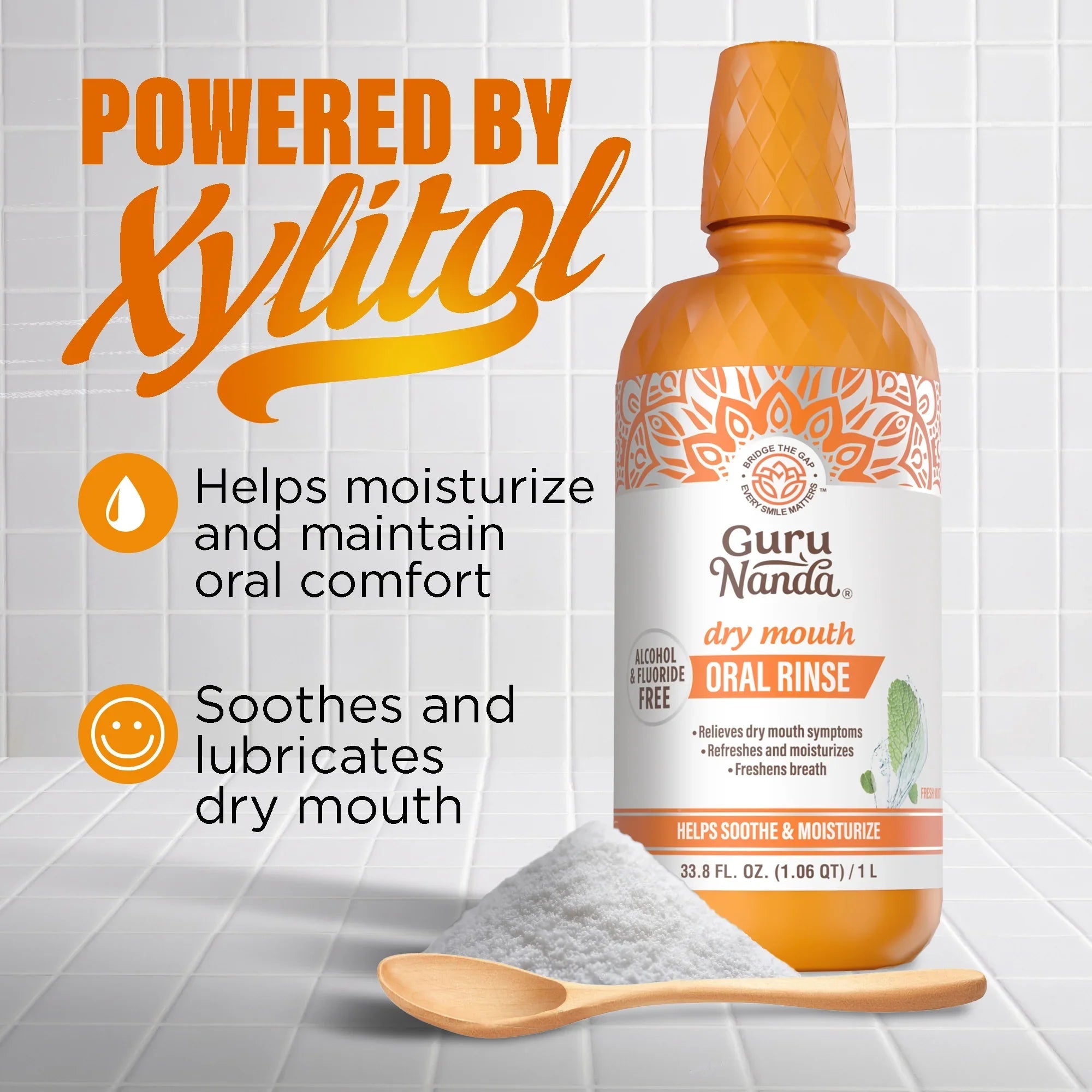 Dry Mouth Oral Rinse. Fresh Mint