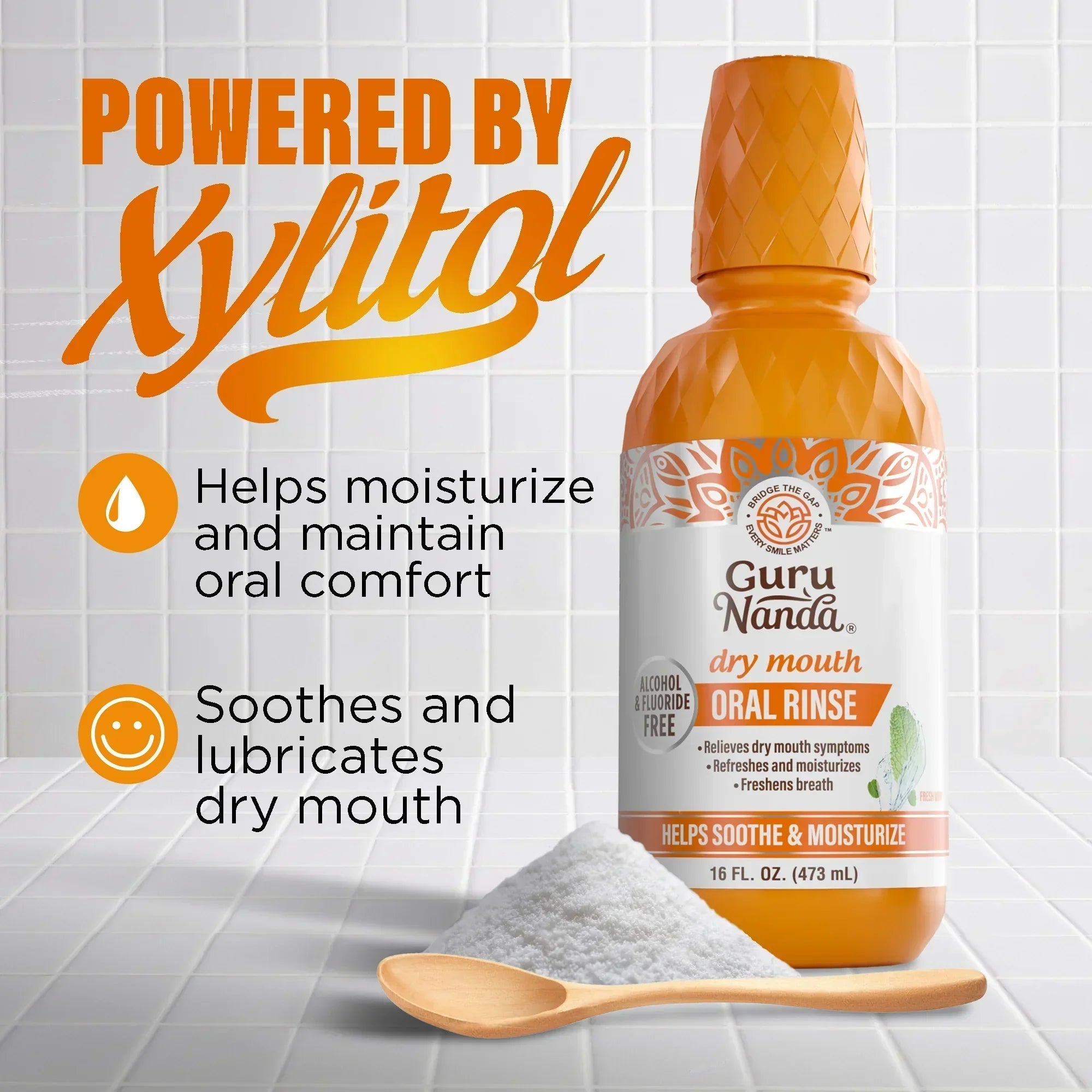 Dry Mouth Oral Rinse. Fresh Mint