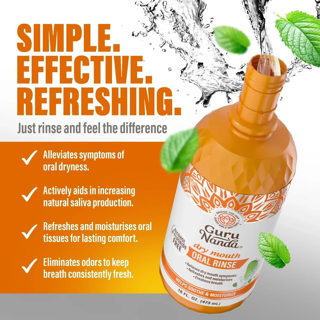 Dry Mouth Oral Rinse. Fresh Mint