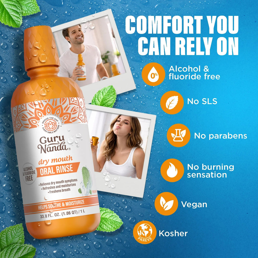 Dry Mouth Oral Rinse. Fresh Mint