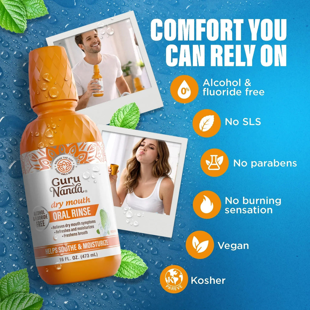 Dry Mouth Oral Rinse. Fresh Mint