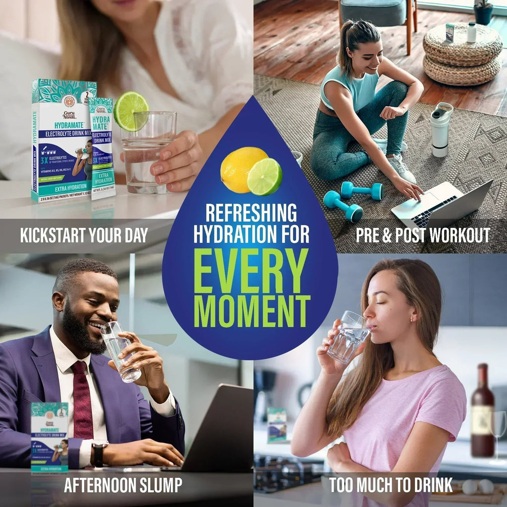 Hydramate Electrolyte Drink Mix. Lemon Lime ¨C 2-Pack