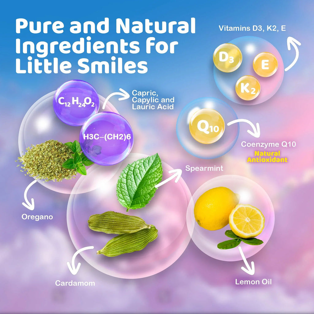 Kids Oil Pulling with Bubble Berry & CoQ10 ¨C 8 fl oz