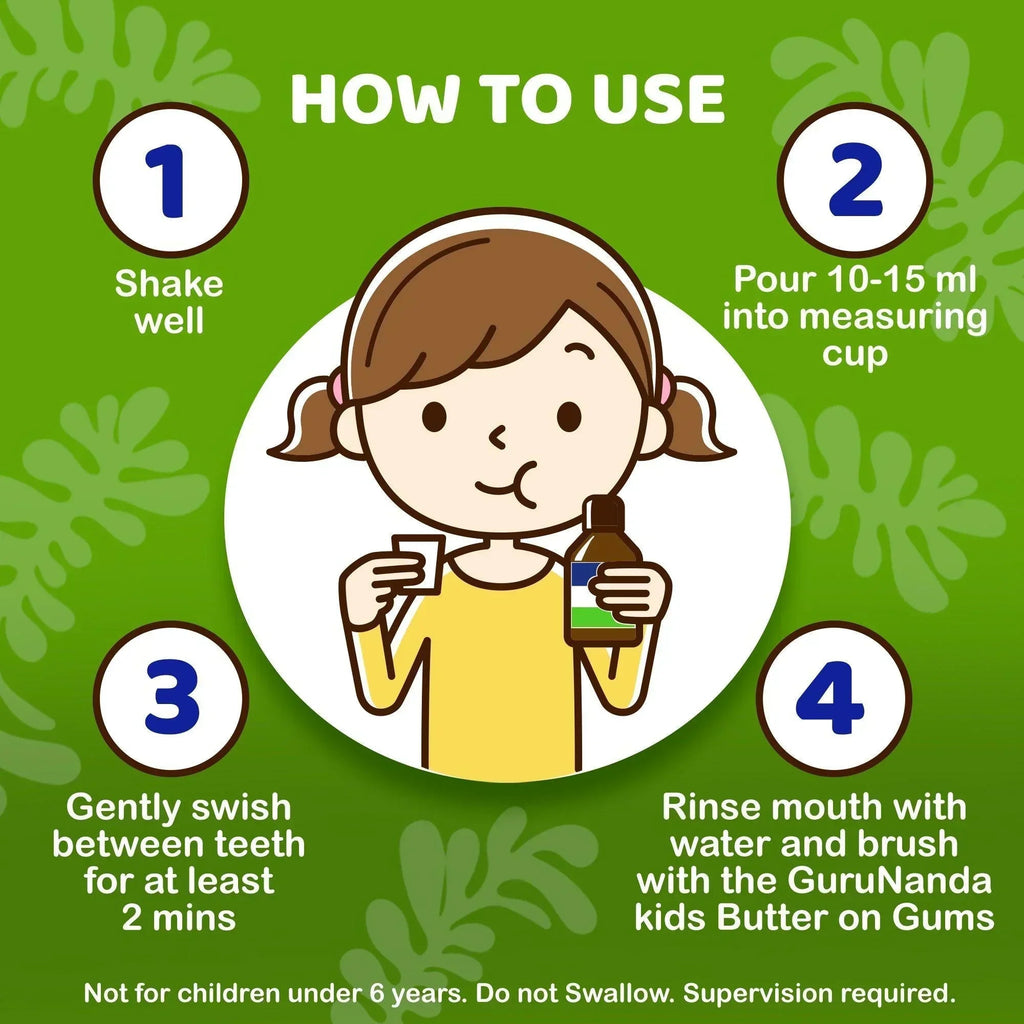 Kids Oil Pulling with Bubble Berry & CoQ10 ¨C 8 fl oz