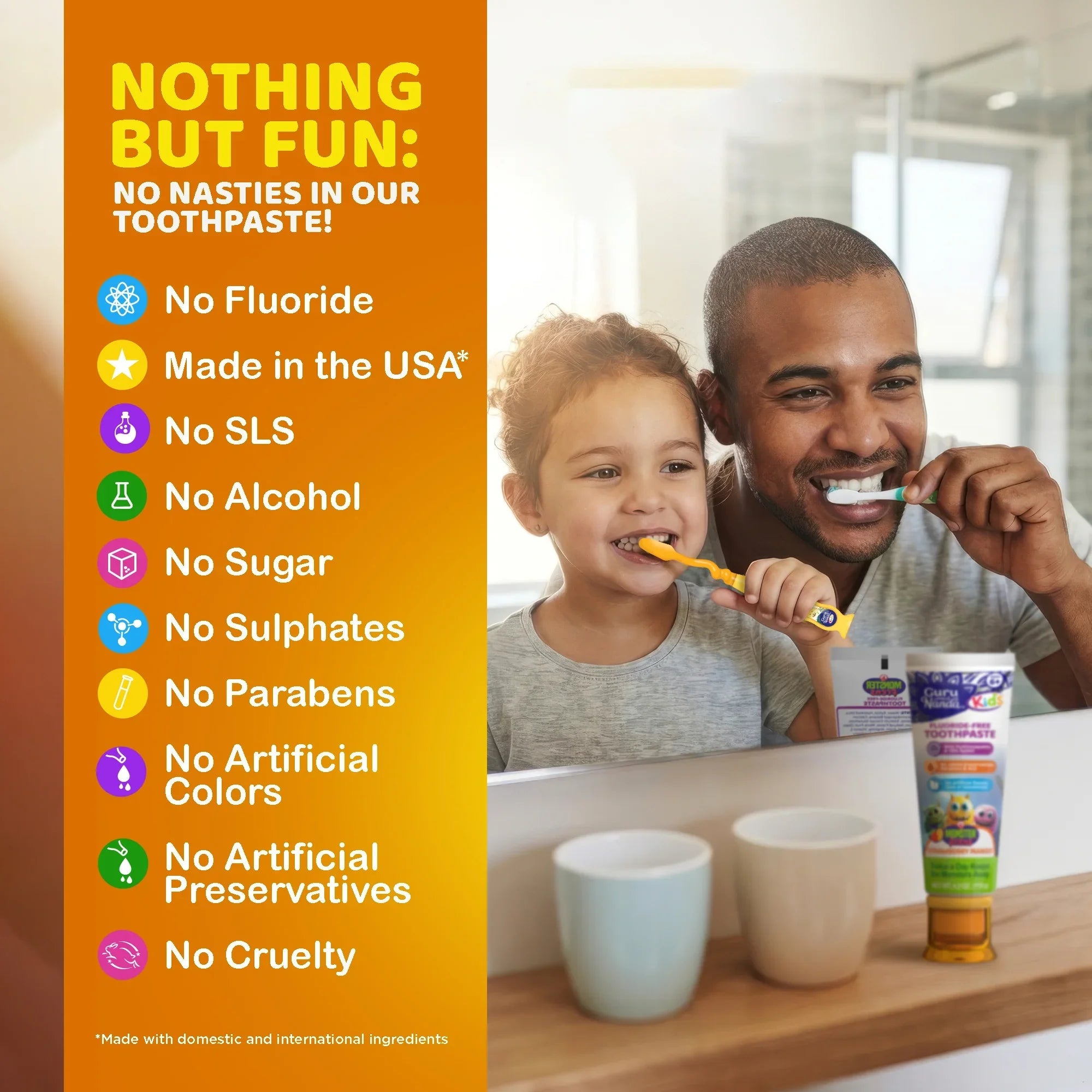 Kids Toothpaste with Xylitol & Hydroxyapatite. Strawberry Mango ¨C 4.2 oz