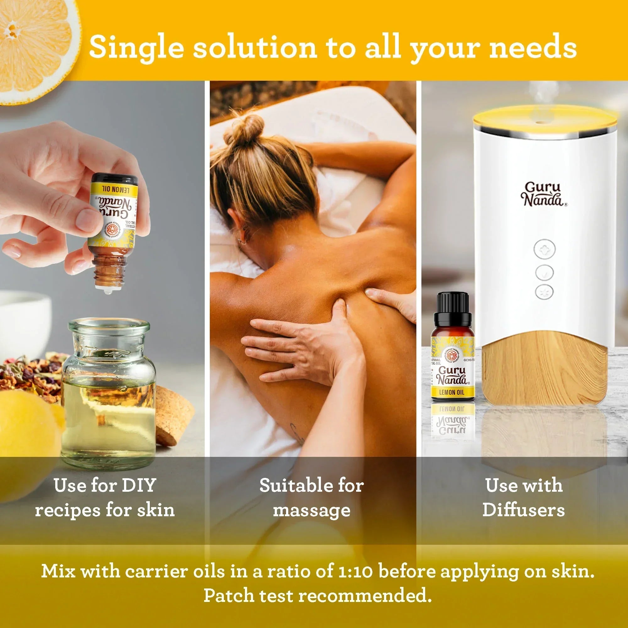 Lemon Essential Oil. 15 mL