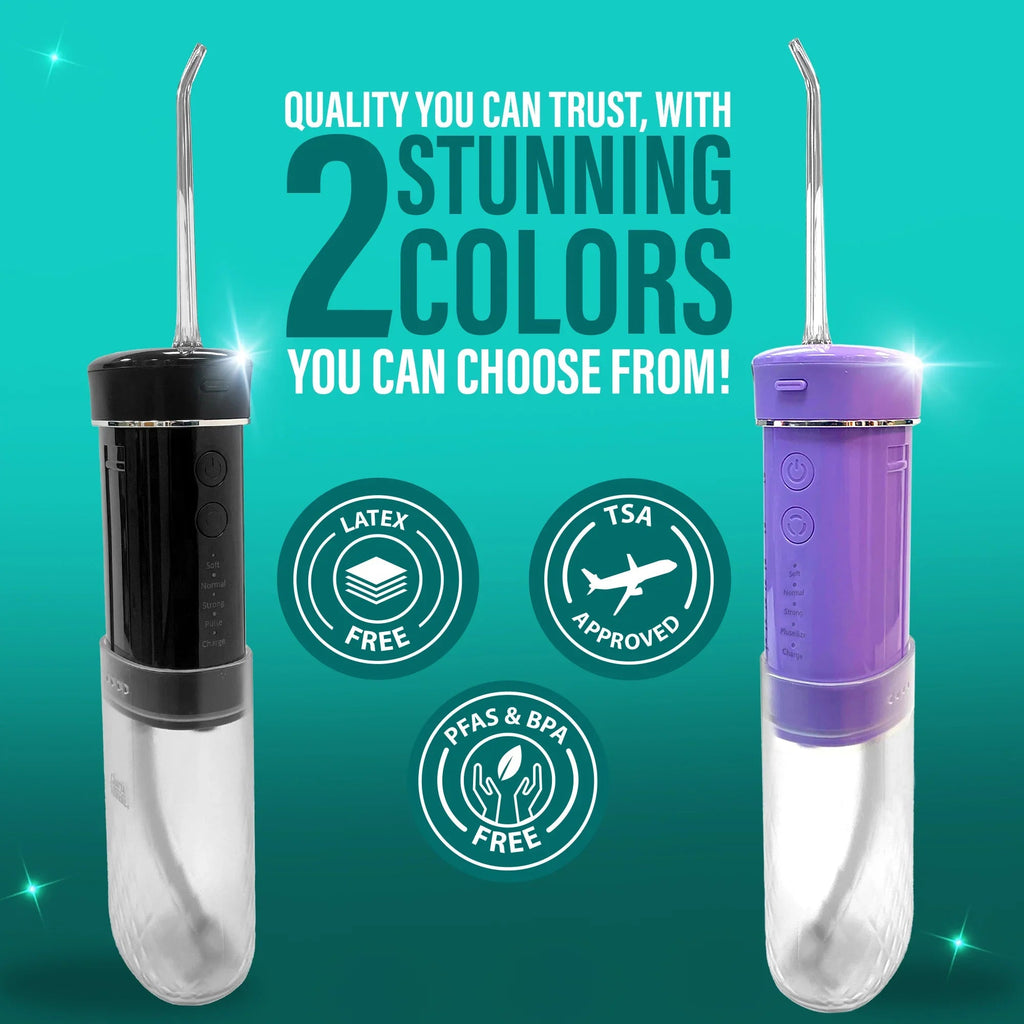 Compact Dental Water Flosser (180 ml)