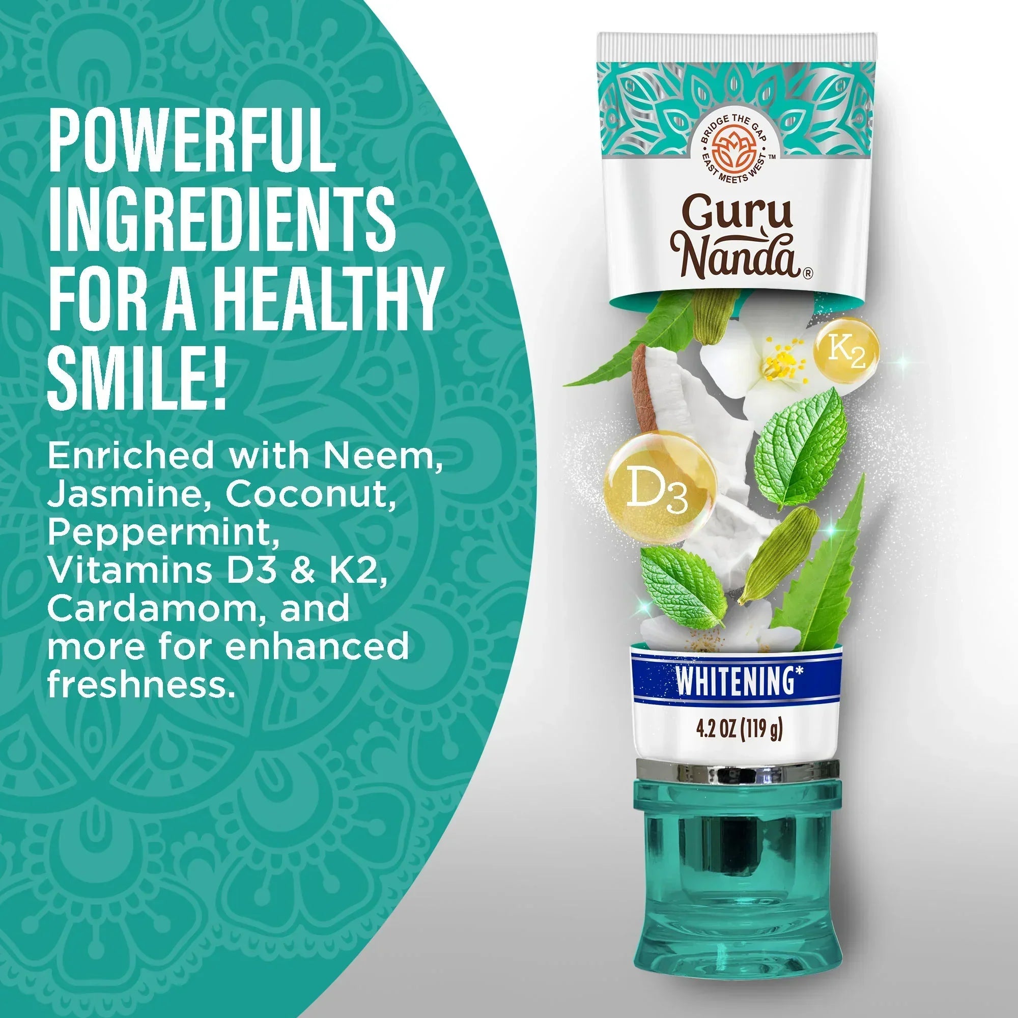 Travel-Size Hydroxyapatite & Neem Whitening Toothpaste. Fluoride Free ¨C 1 oz