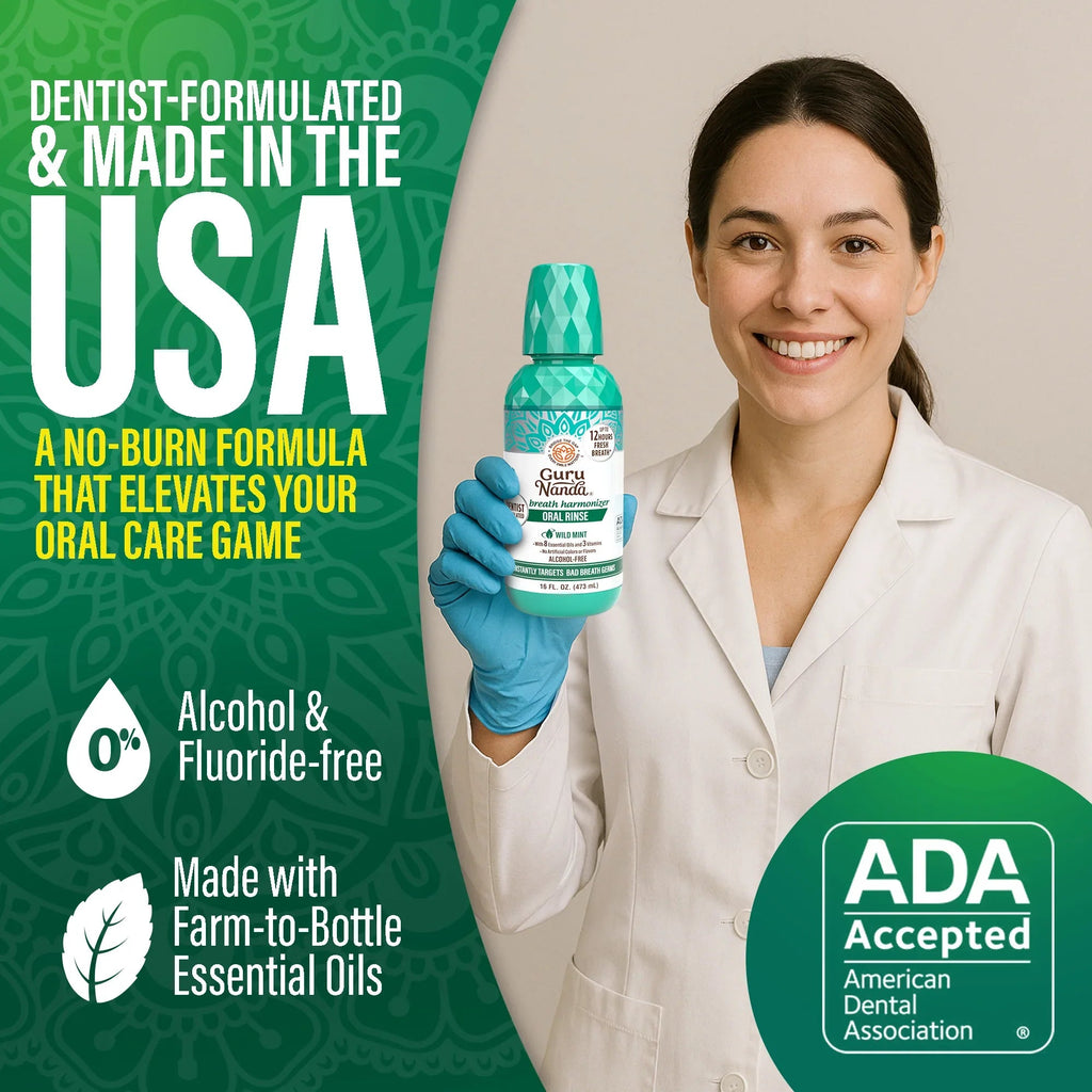 Fresh Breath Harmonizer Oral Rinse. Wild Mint