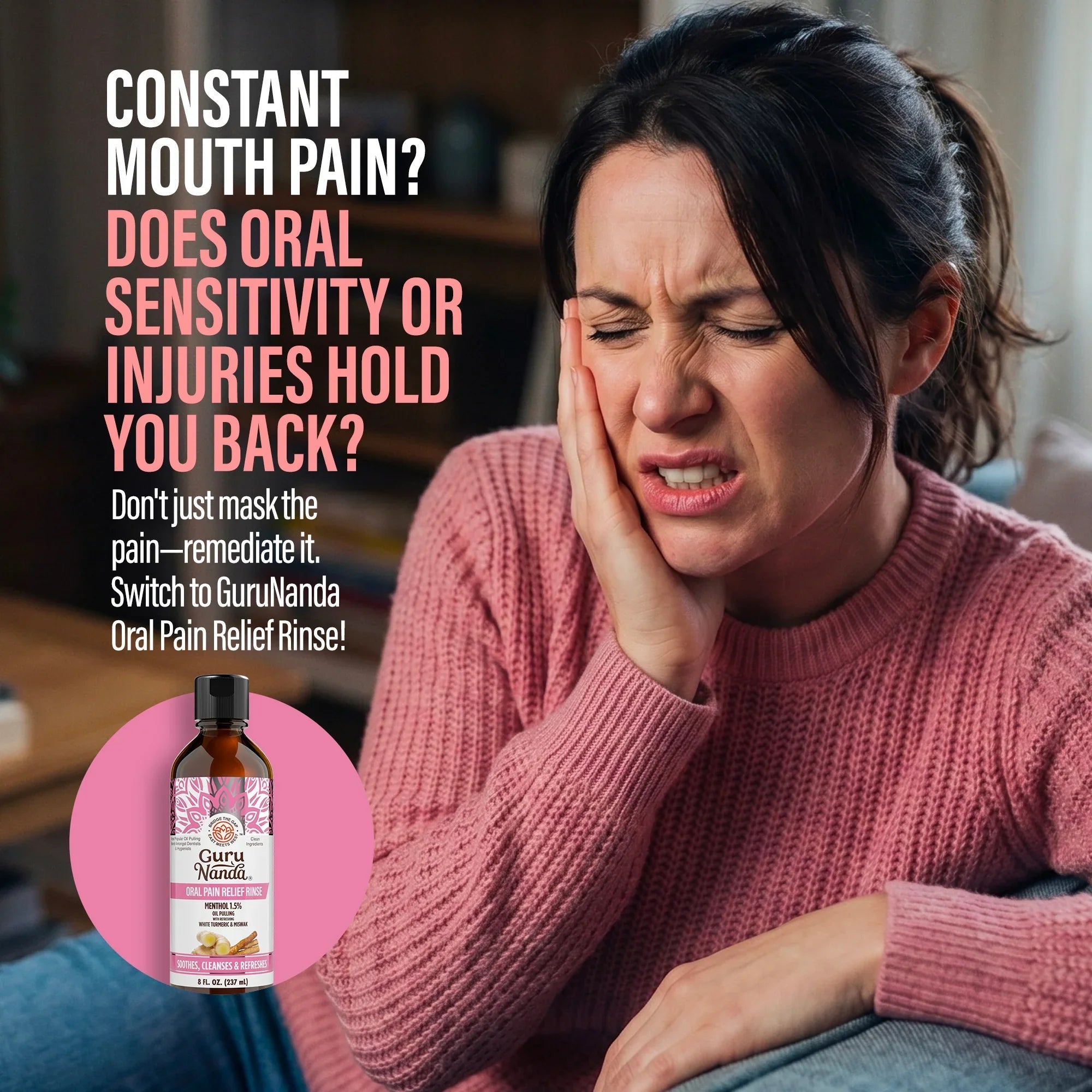 Oral Pain Relief Oil Pulling ¨C 8 fl. oz.