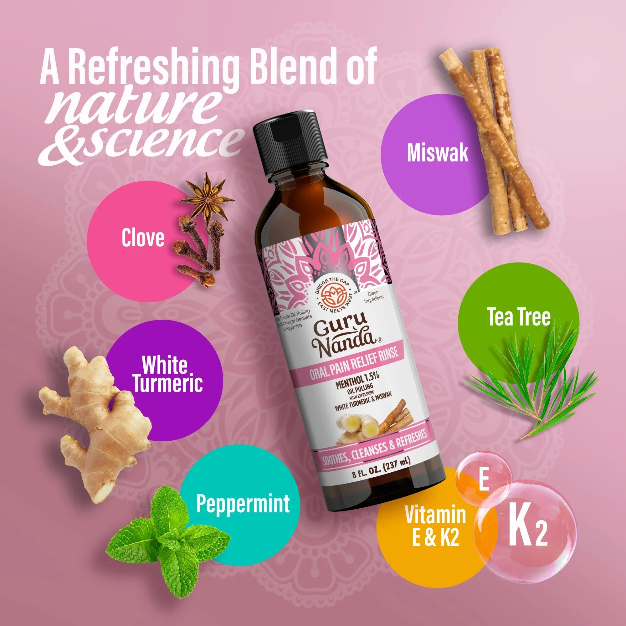 Oral Pain Relief Oil Pulling ¨C 8 fl. oz.
