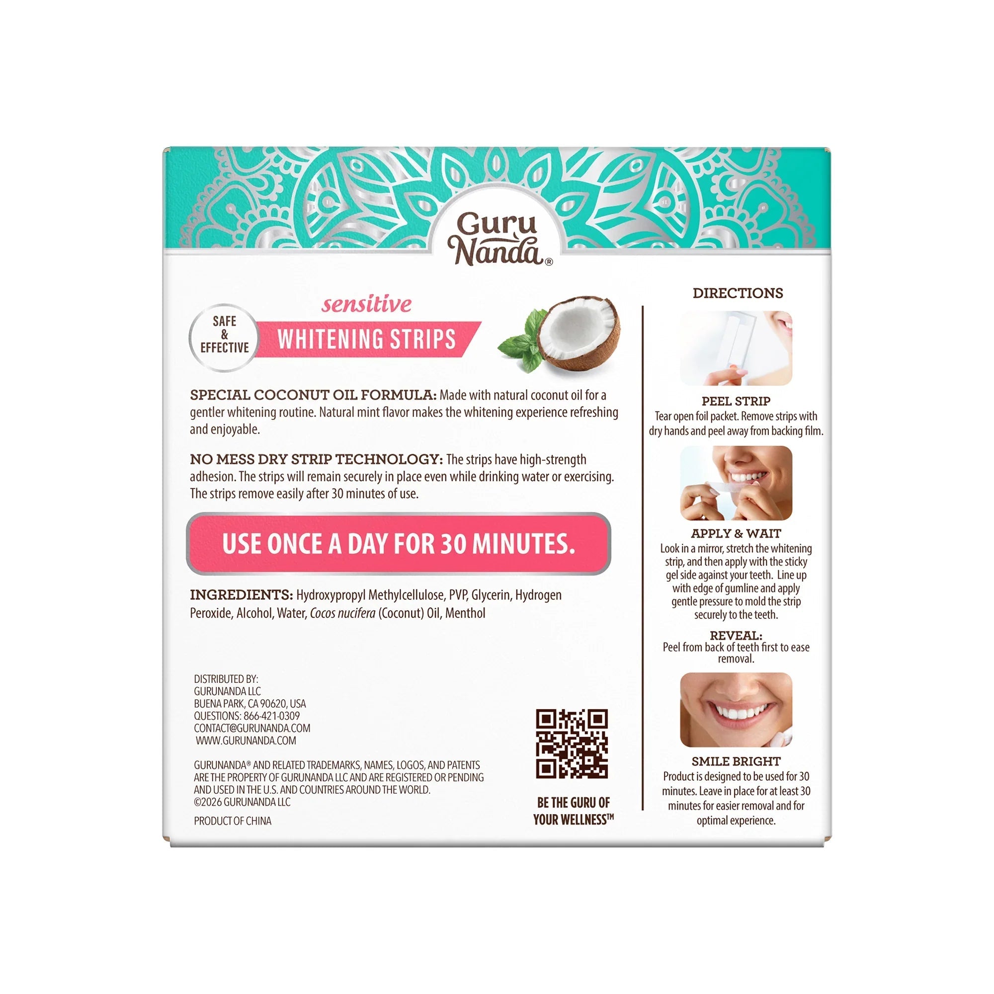 Sensitive Whitening Strips ¨C 9 Day Treatment