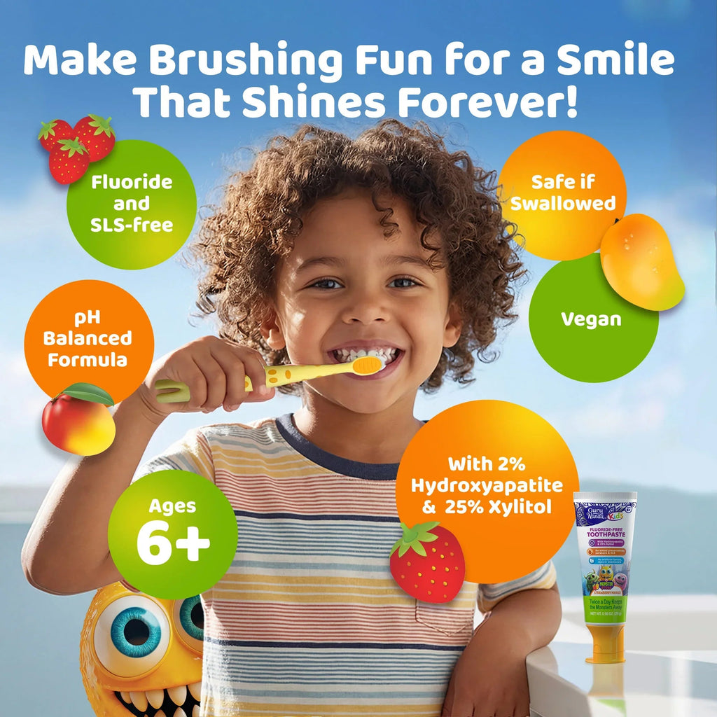 Kids Toothpaste with Xylitol & Hydroxyapatite. Strawberry Mango ¨C 0.98 oz