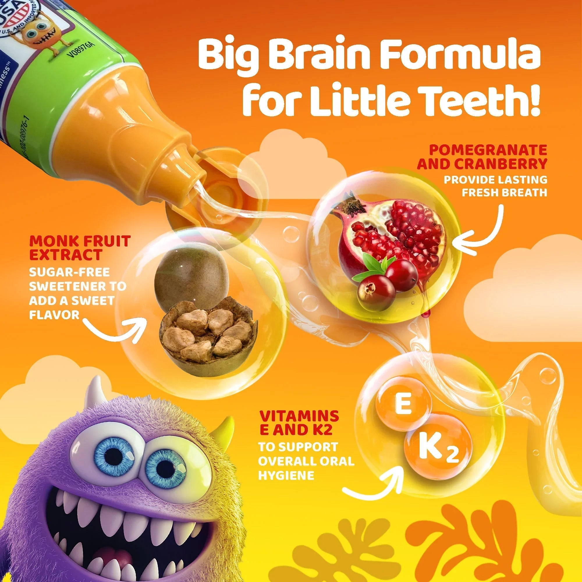 Kids Toothpaste with Xylitol & Hydroxyapatite. Strawberry Mango ¨C 0.98 oz