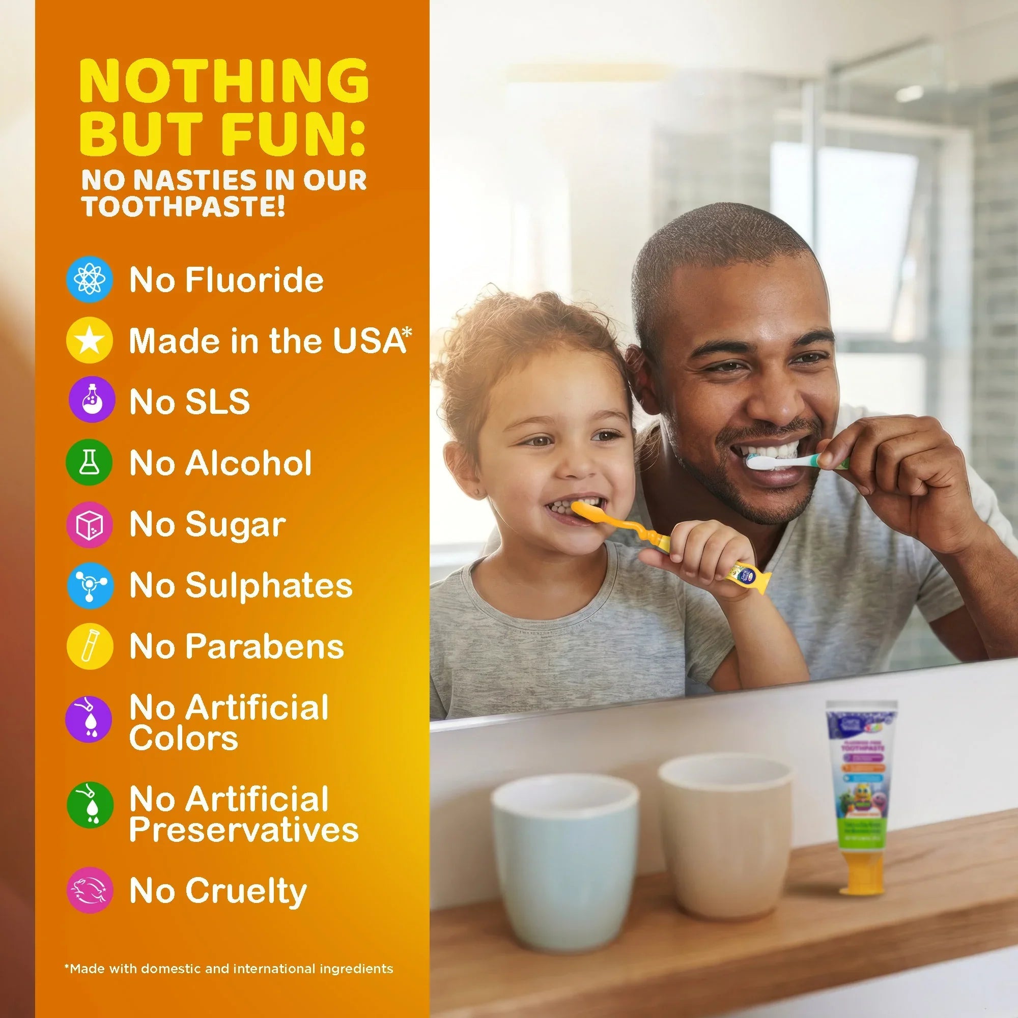 Kids Toothpaste with Xylitol & Hydroxyapatite. Strawberry Mango ¨C 0.98 oz
