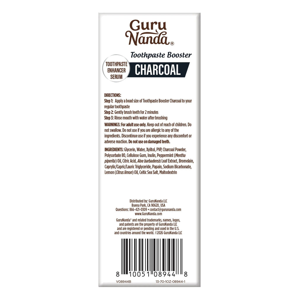 Charcoal Toothpaste Booster with 5% Charcoal Powder ¨C 1 fl oz