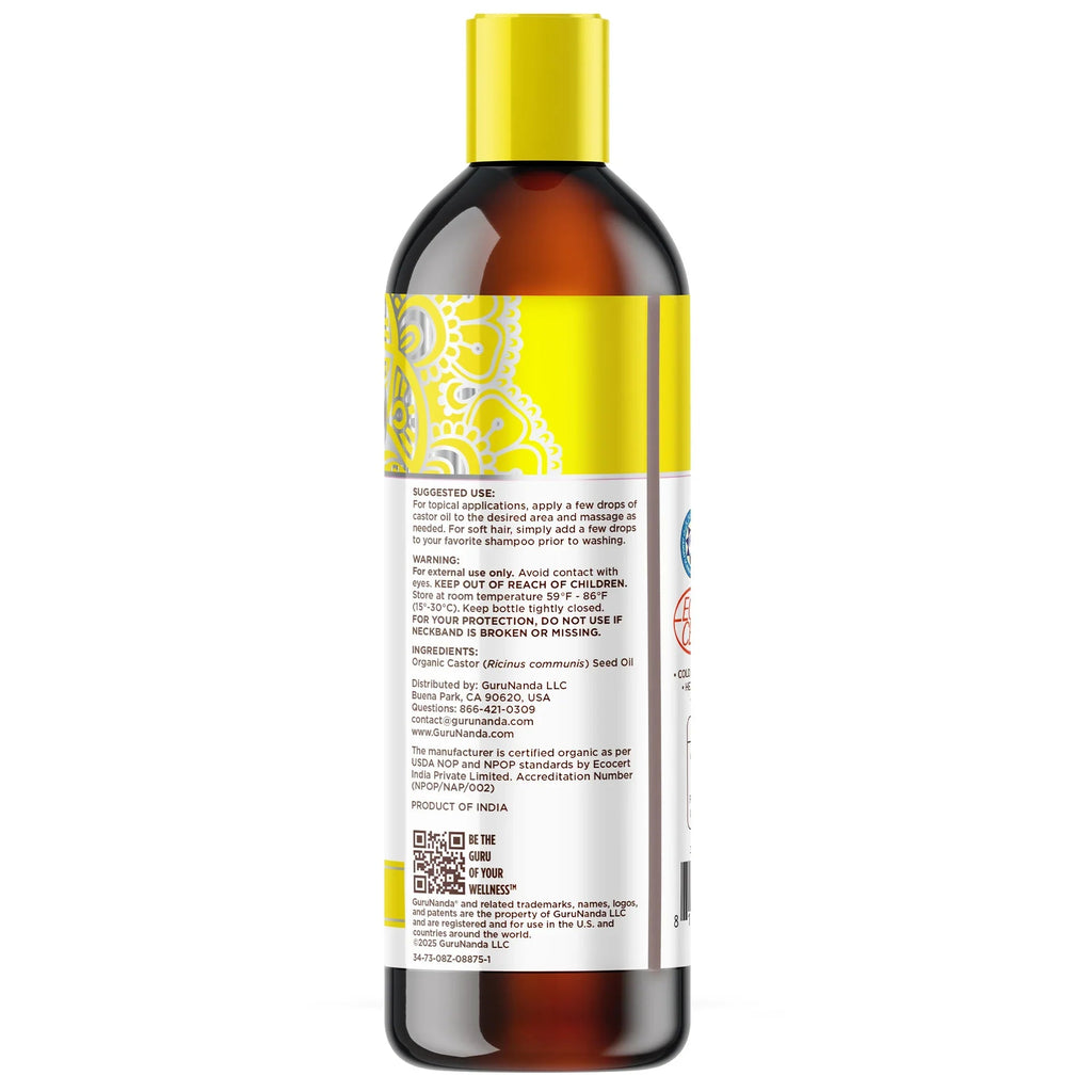 Organic Castor Oil ¨C 8 oz