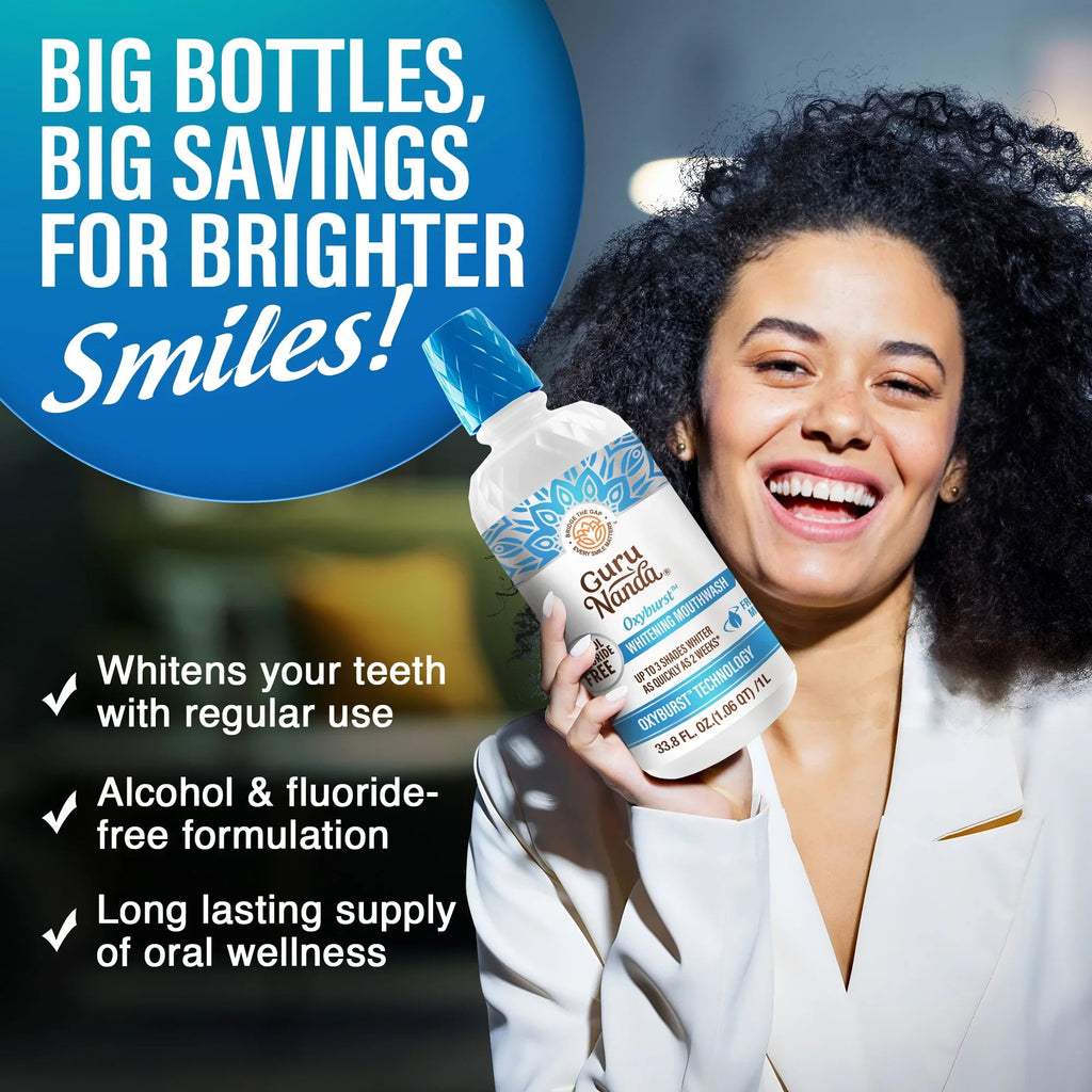 Oxyburst Whitening Oral Rinse. Fresh Mint