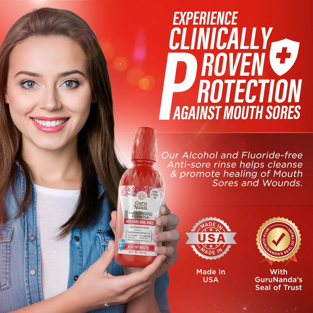 Anti-Sore Oral Rinse. Winter Mint
