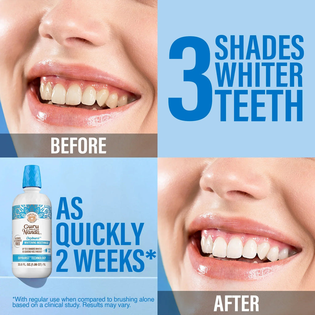 Oxyburst Whitening Oral Rinse. Fresh Mint