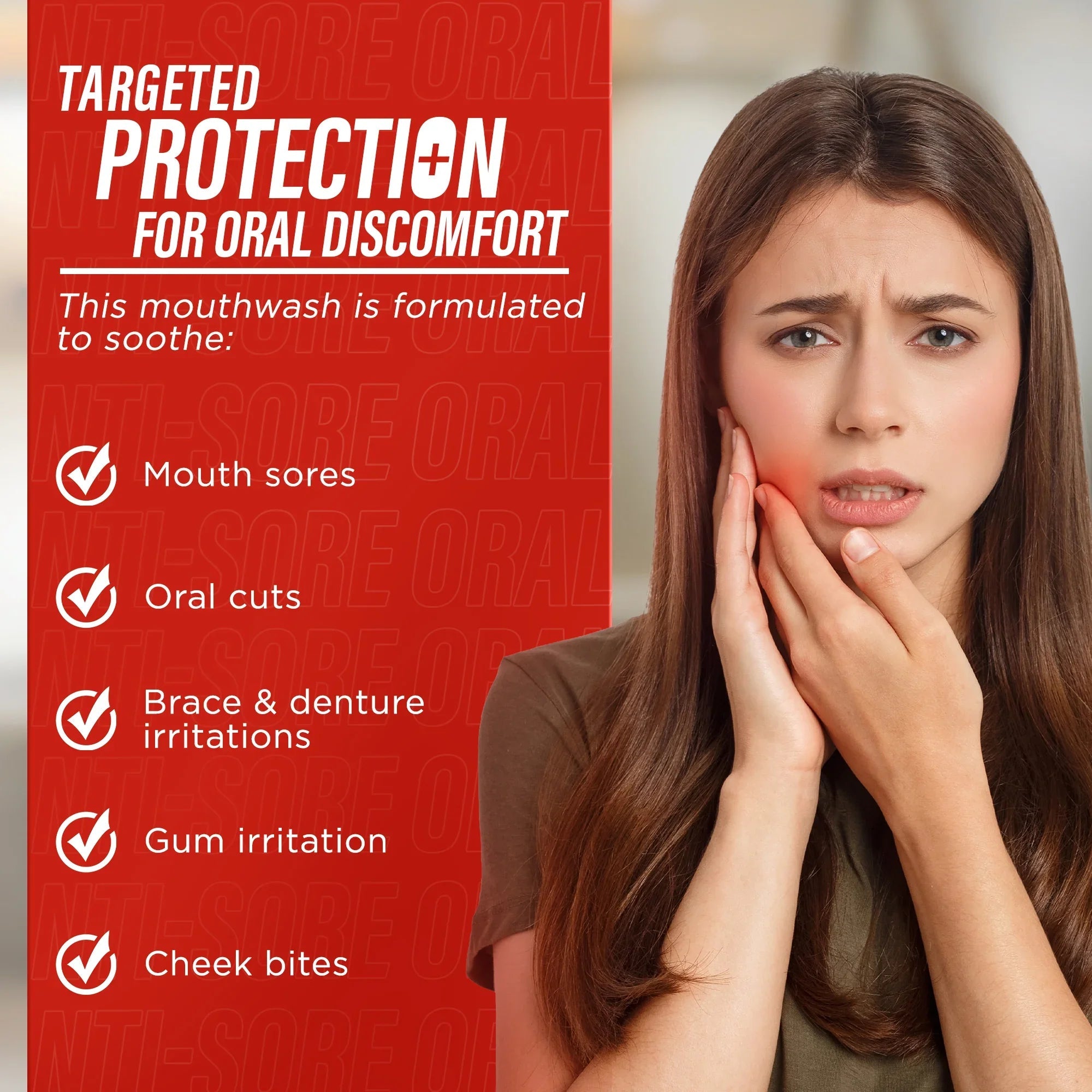 Anti-Sore Oral Rinse. Winter Mint
