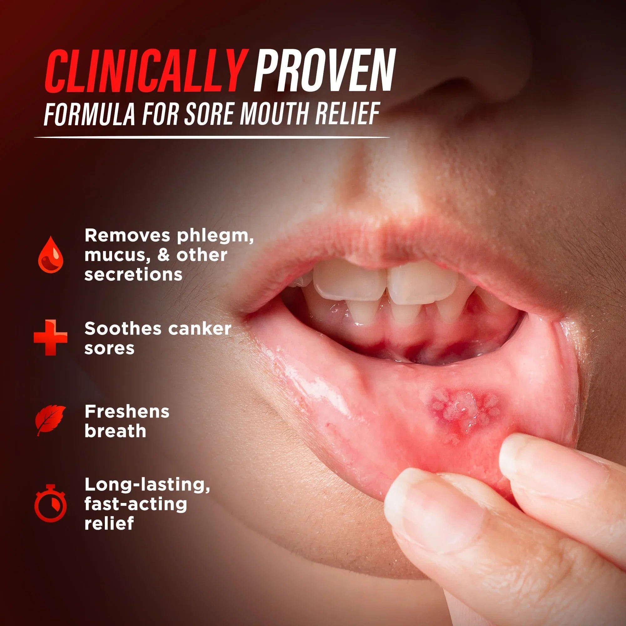 Anti-Sore Oral Rinse. Winter Mint