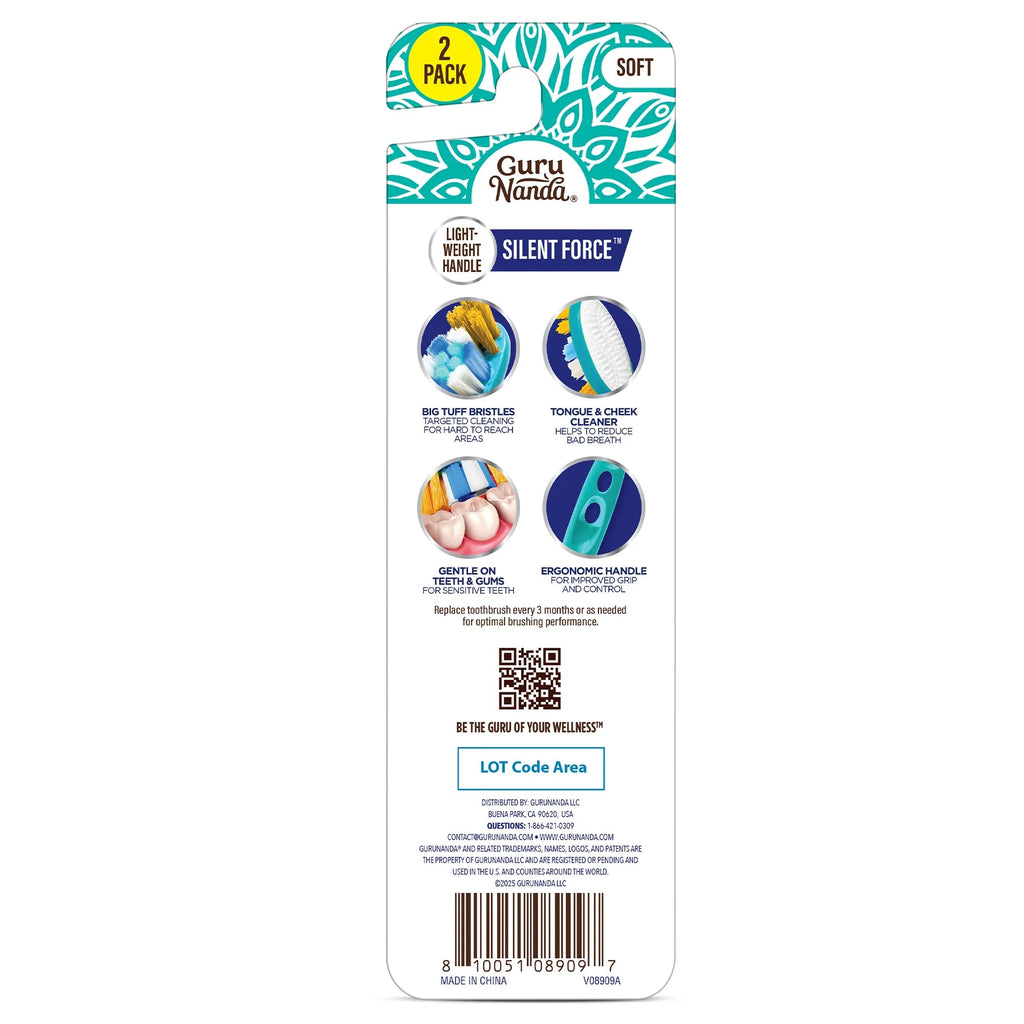 Silent Force Toothbrush ¨C 2 Pack