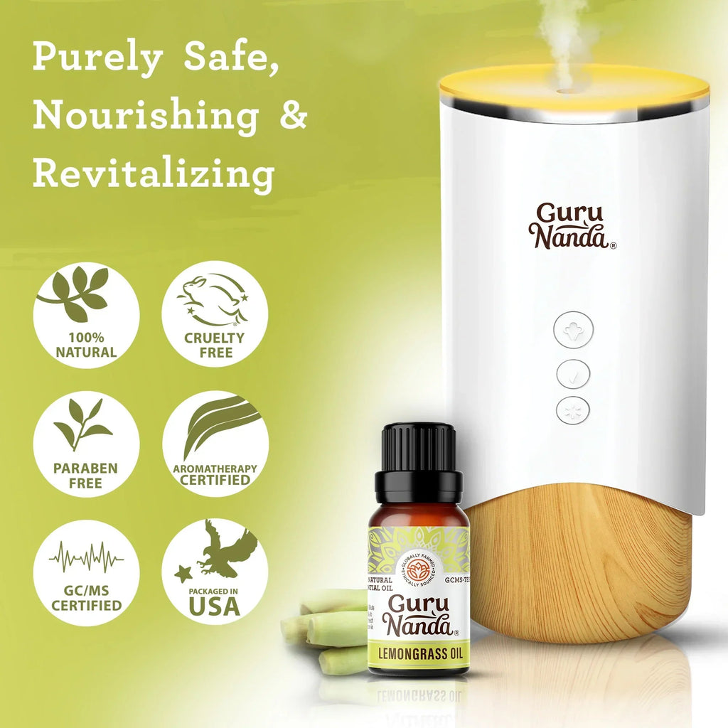 Lemongrass Essential Oil. 15 mL - 2 -Pack