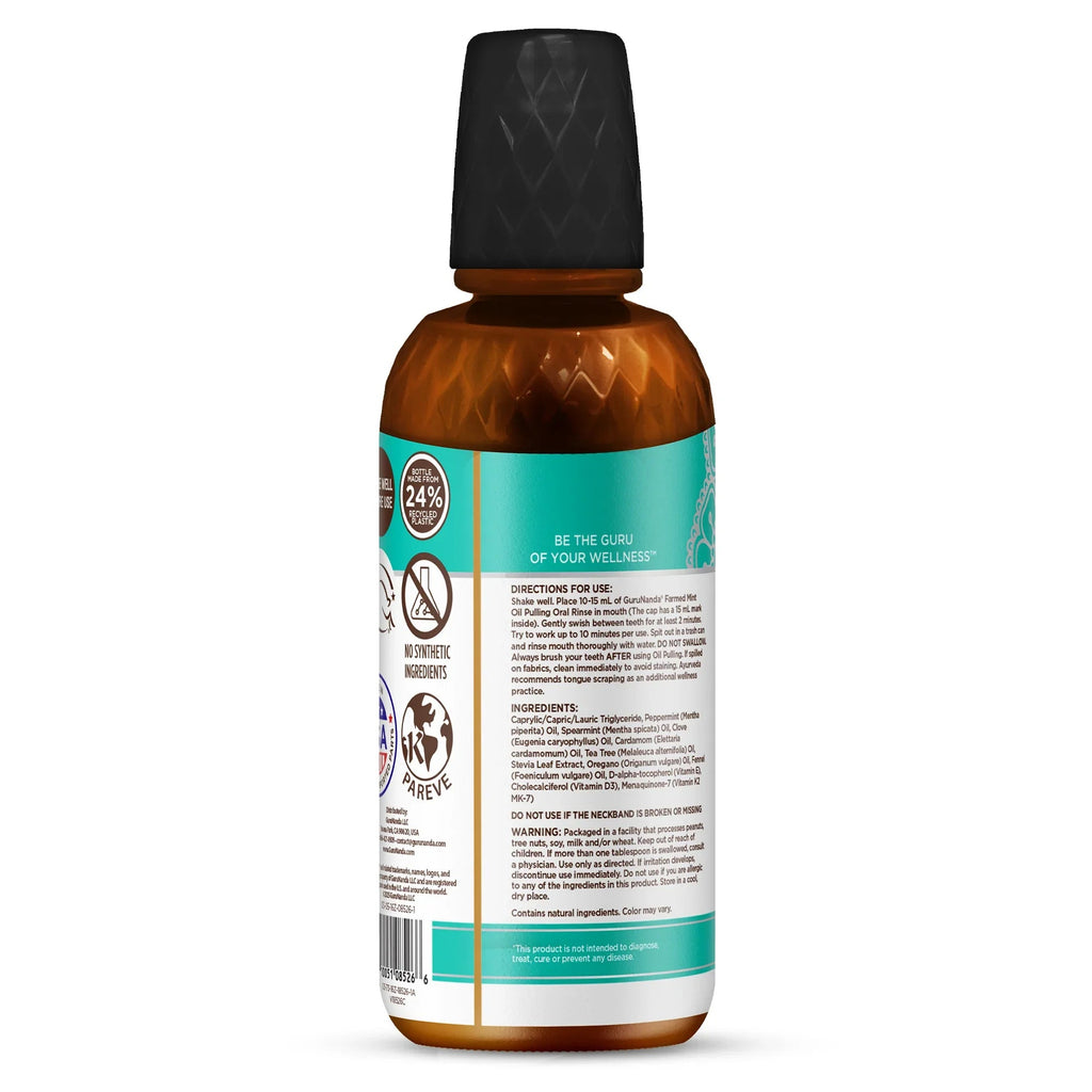 Cocomint Oil Pulling with 7 Essential Oils & Vitamins D3. E & K2