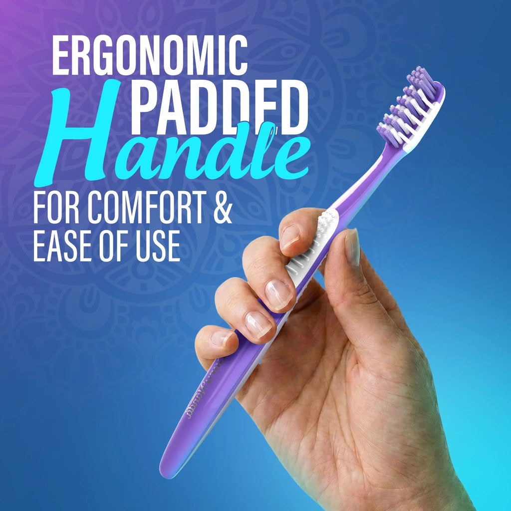 Multi-Action Toothbrush with Tongue Cleaner ¨C 12 Pack