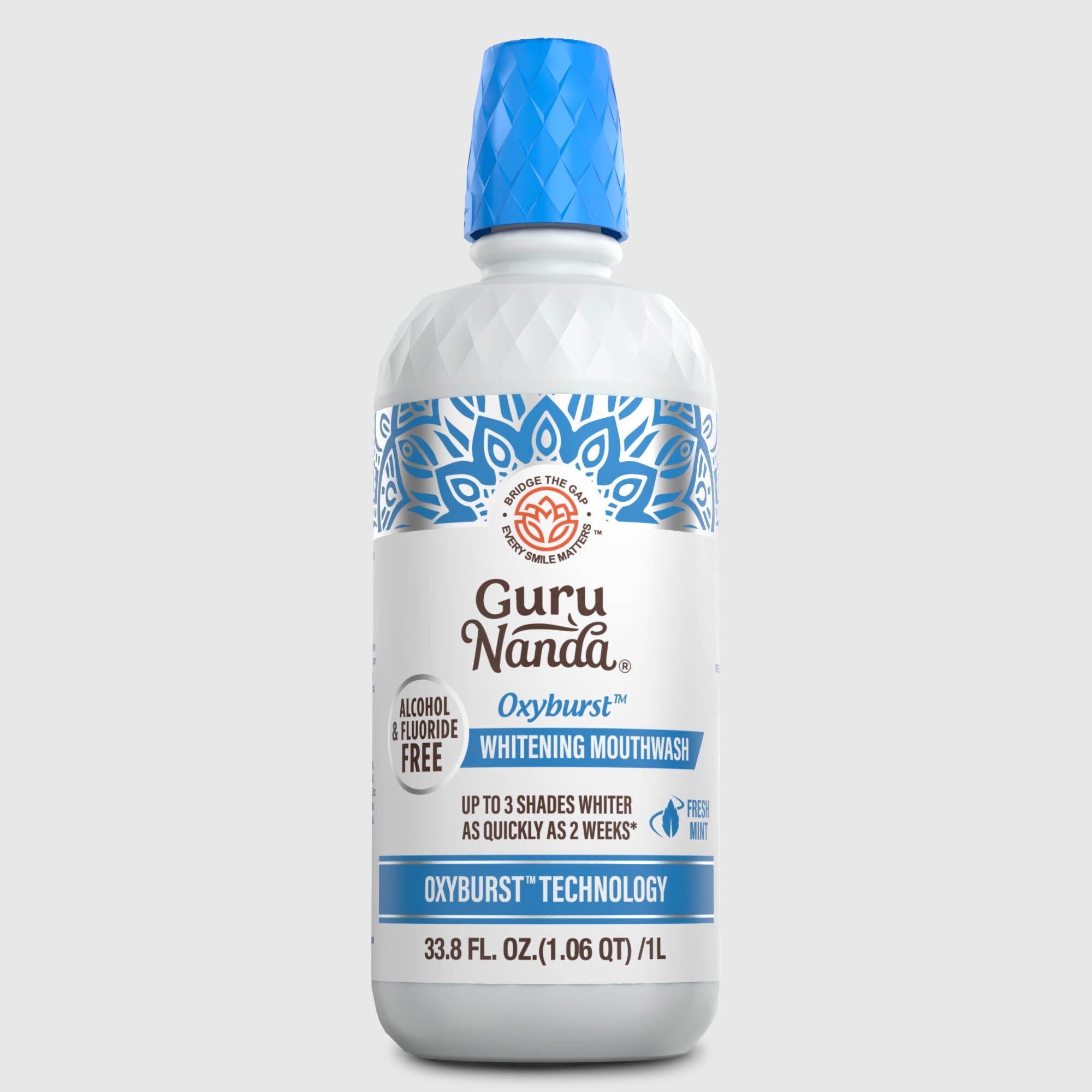 Oxyburst Whitening Oral Rinse. Fresh Mint