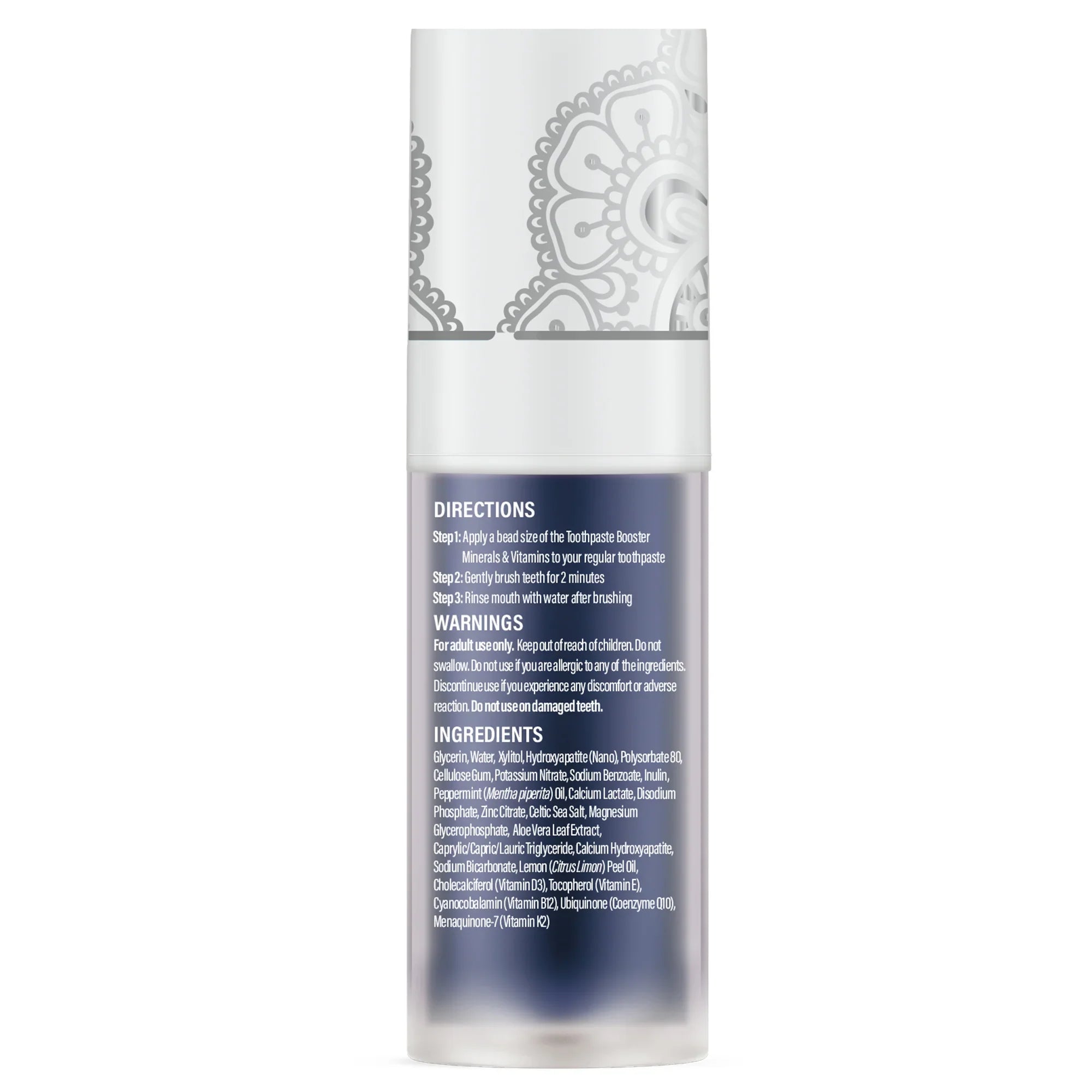 Minerals & Vitamins Toothpaste Booster with 15% Nano Hydroxyapatite ¨C 1 fl oz