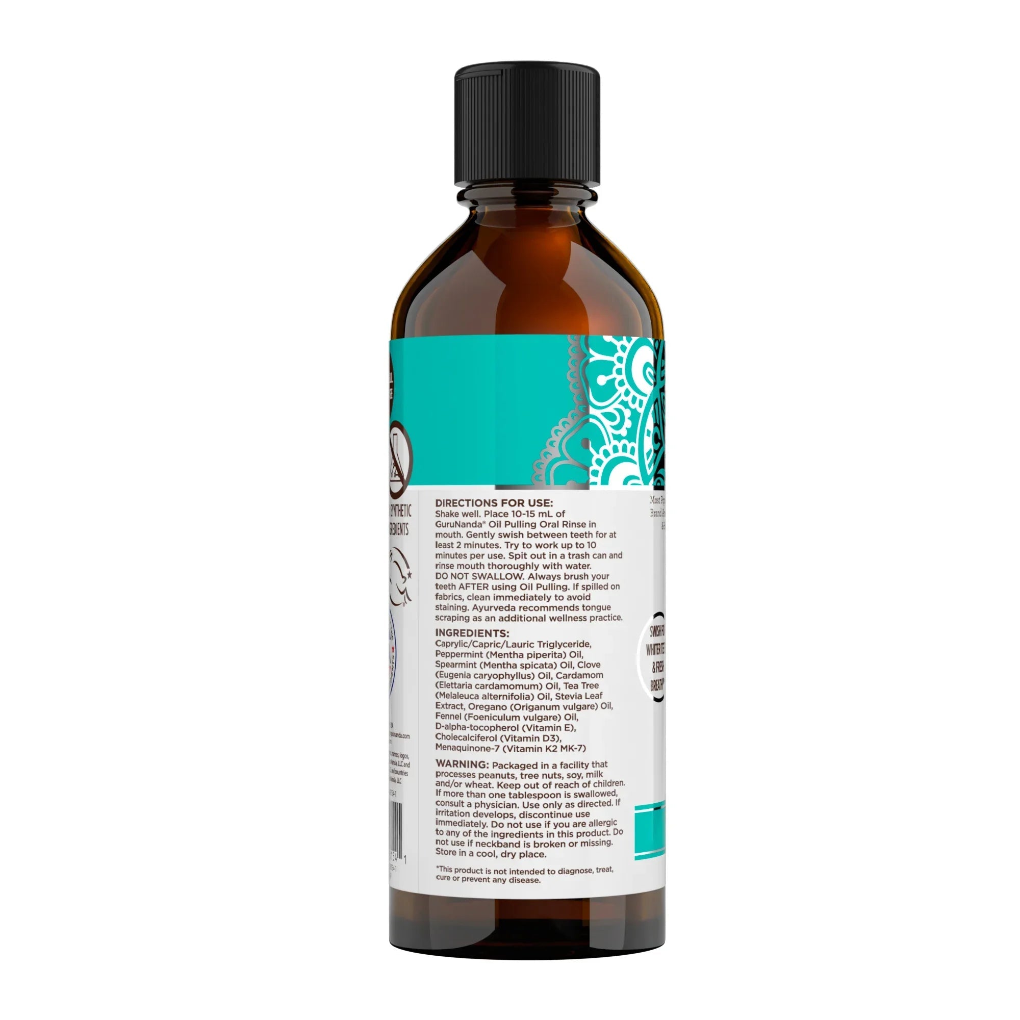 Cocomint Oil Pulling with 7 Essential Oils & Vitamins D3. E & K2
