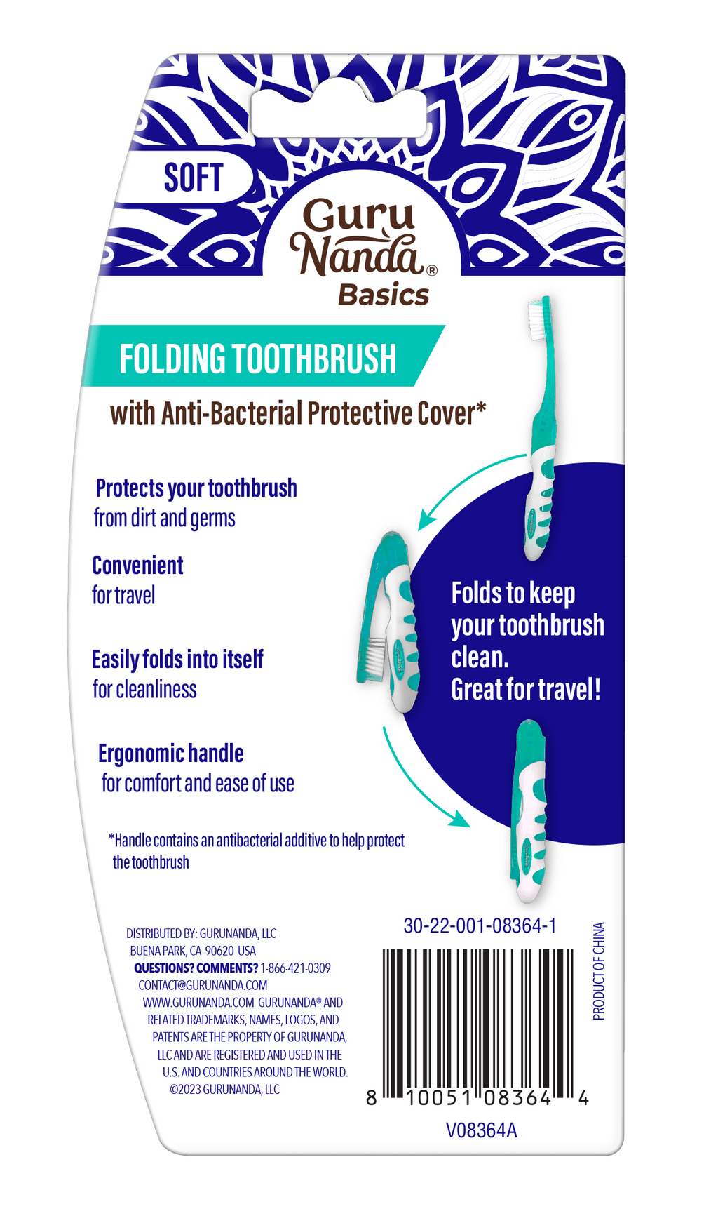 Folding Travel Toothbrush