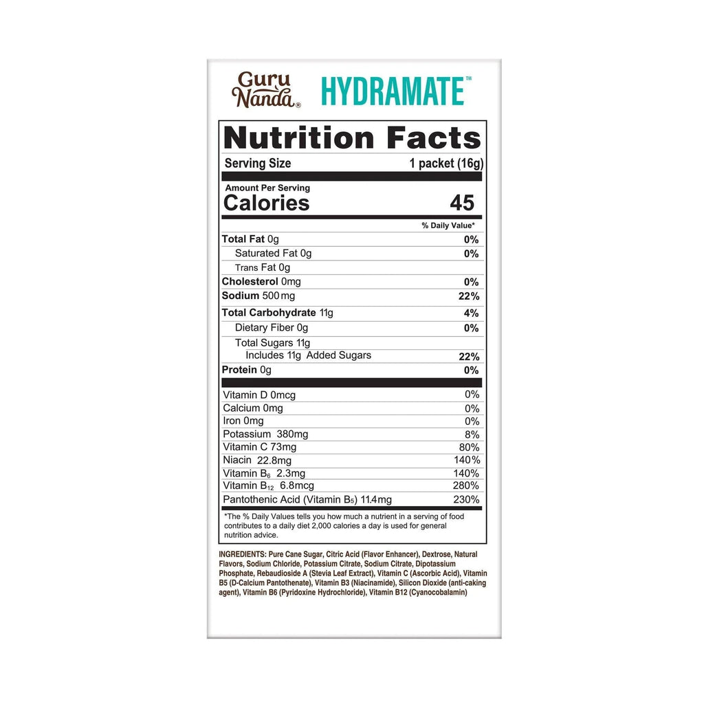 Hydramate Electrolyte Drink Mix. Lemon Lime ¨C 2-Pack