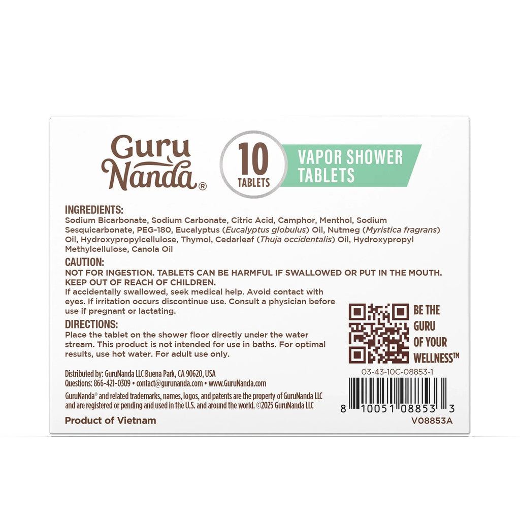 Eucalyptus Vapor Shower Tablets ¨C 10 Count
