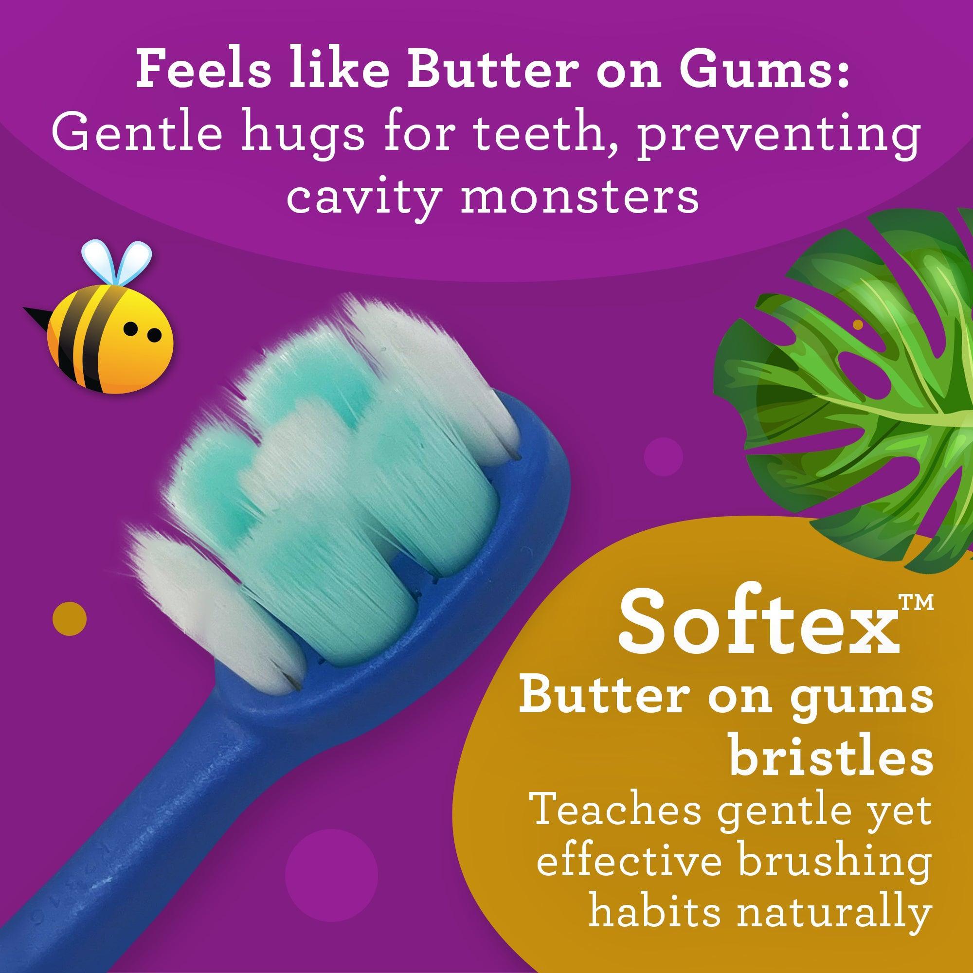 Kids Butter on Gums Toothbrush ¨C 4 Pack