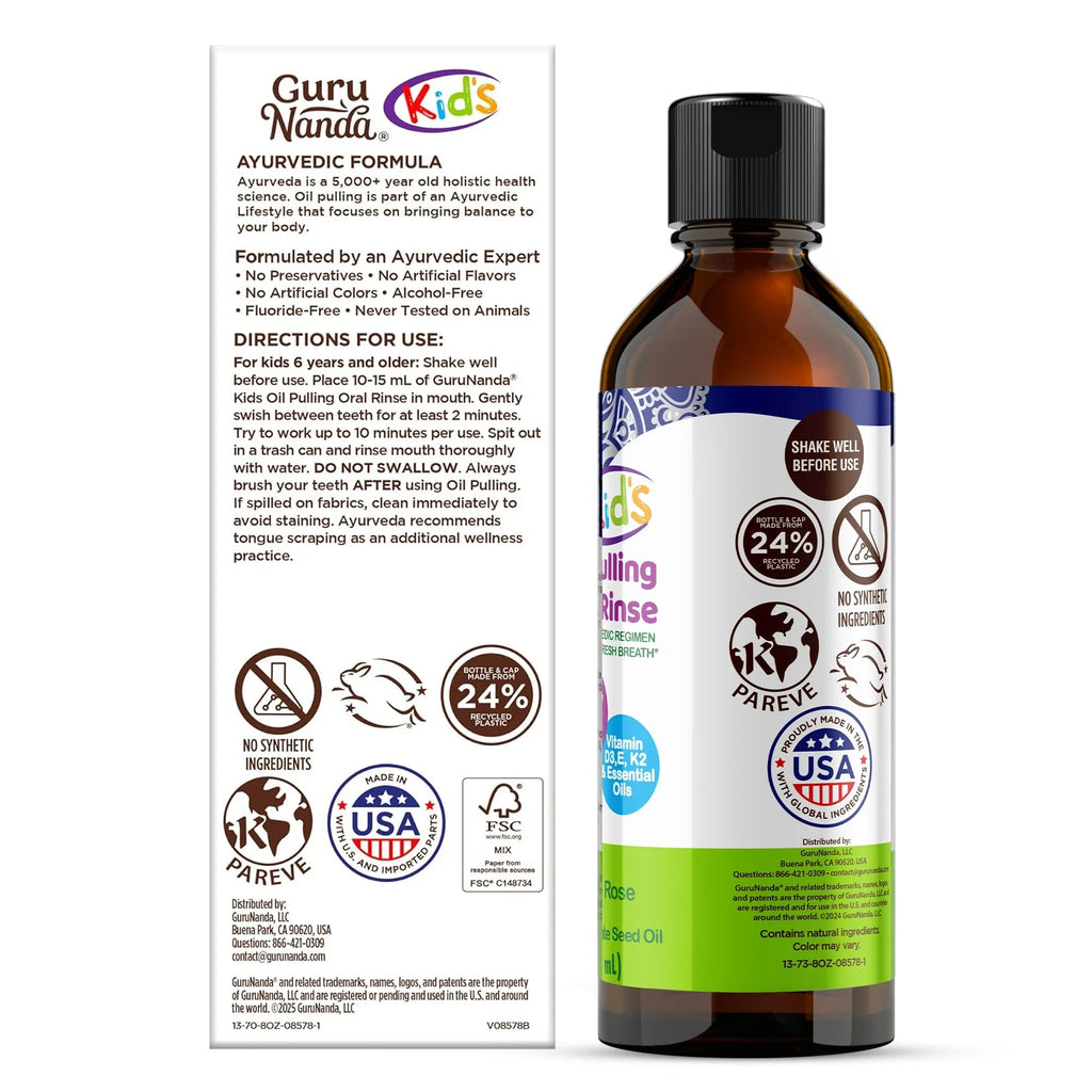 Kids Oil Pulling with Bubble Berry & CoQ10 ¨C 8 fl oz