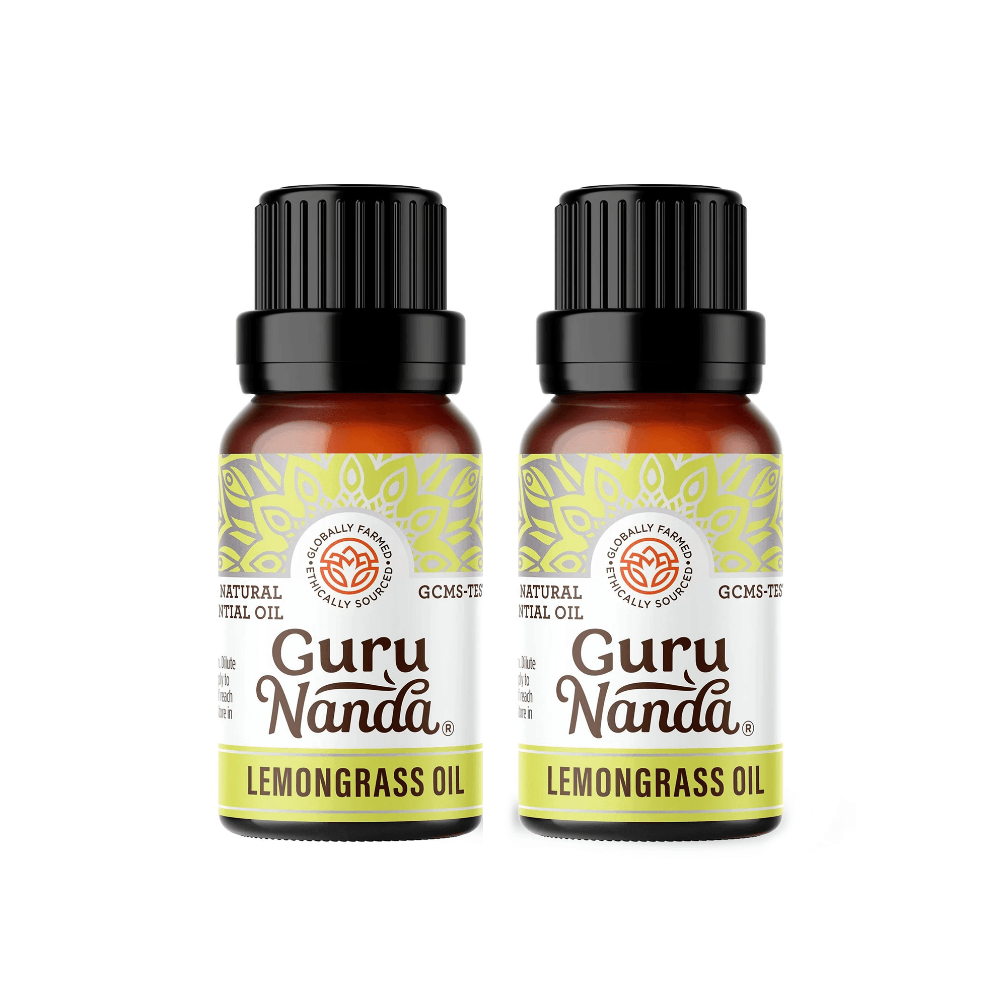 Lemongrass Essential Oil. 15 mL - 2 -Pack