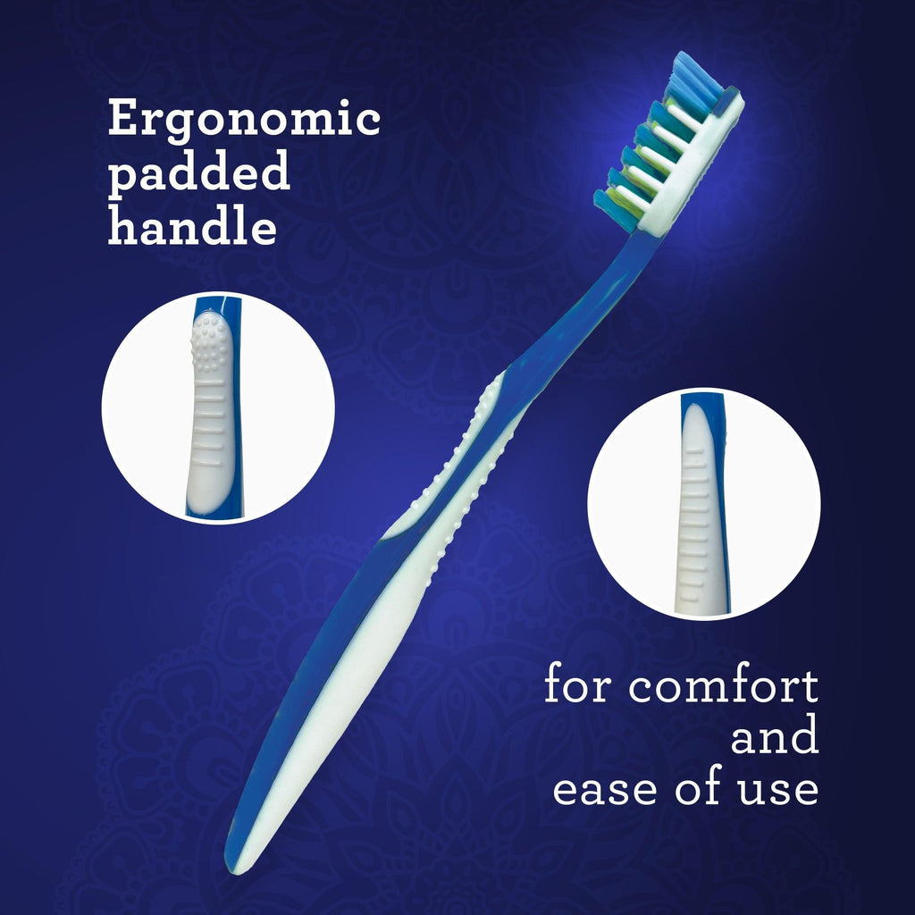 Multi-Action Toothbrush with Tongue Cleaner ¨C 8 Pack