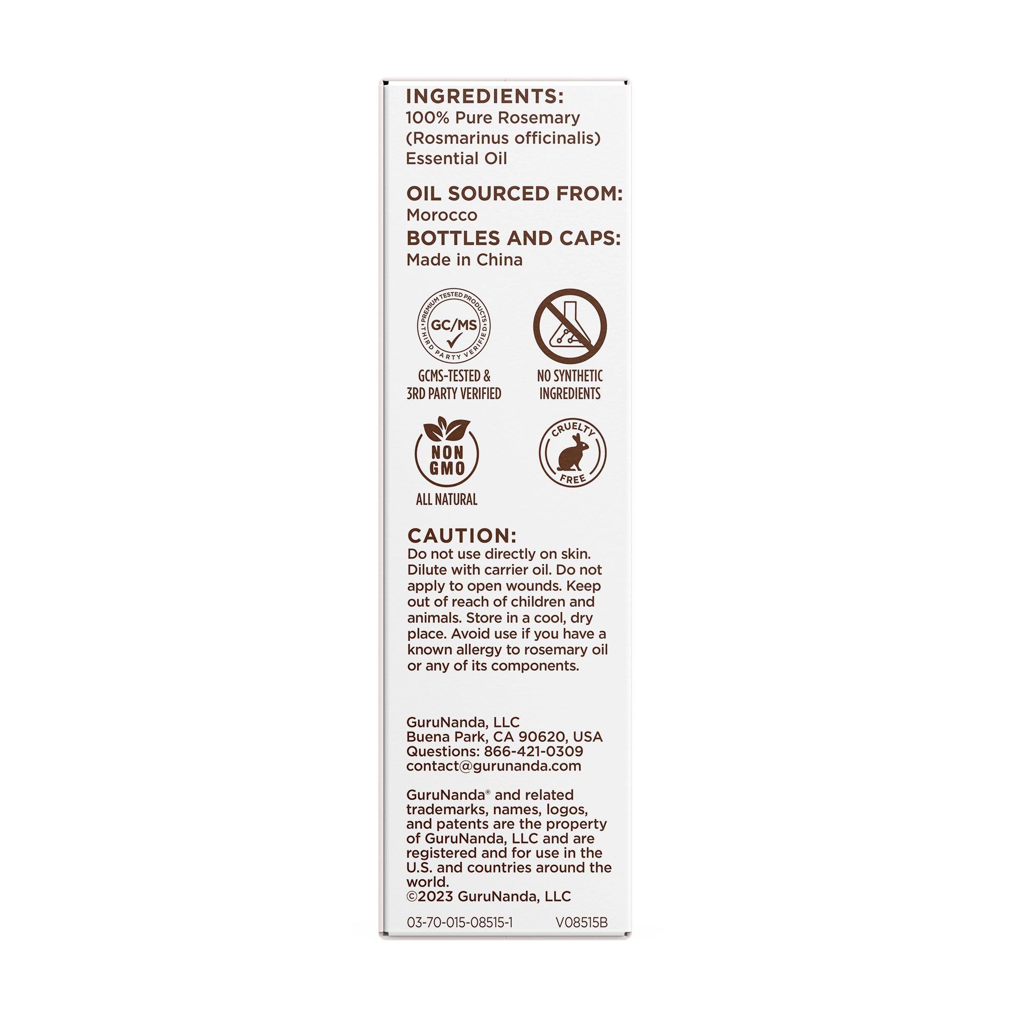 Rosemary Essential Oil. 15 ML - 1-Pack